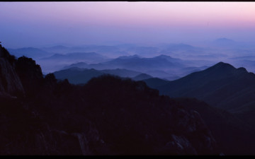 대둔의 봄 - 능선