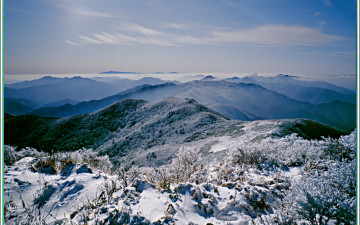 덕유의 중봉능선