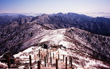 야밤에 중봉....