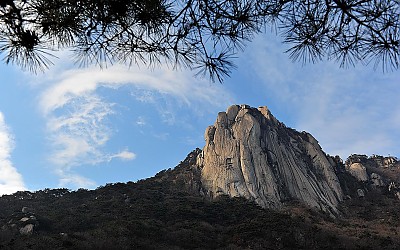 도봉산의 구름