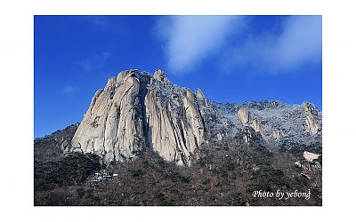 도봉산의 겨울