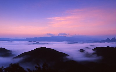 부귀산의 아침여명