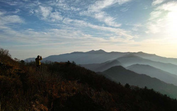 지리 명선봉에서