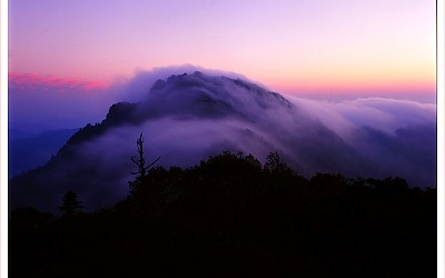 중봉에서본 천왕봉