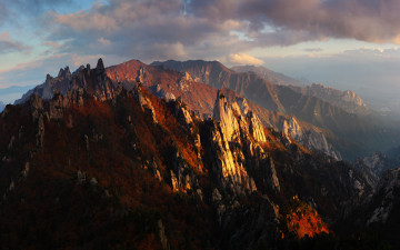 설악산공룡능선아침빛..