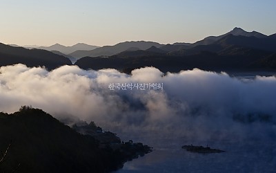 옥정호 운해