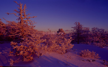 덕유산 황혼의 빛