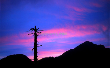 붉게물든천왕봉