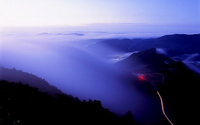      함백산   의  야경