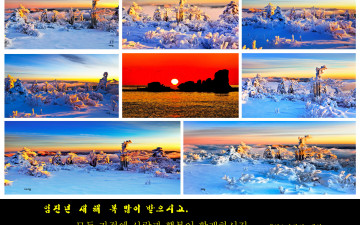 새해인사드립니다.태백산.