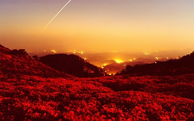 황매산의 밤