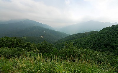 경기도의 하늘 한북정맥 지나는 길