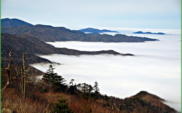 지리산 장터목에서