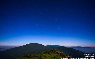 지리산의 여름밤