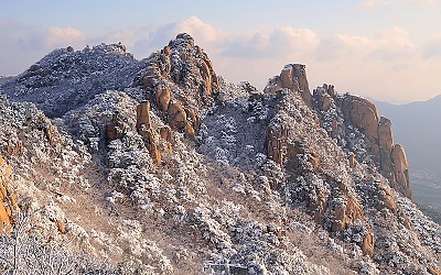 비누방을 눈꽃과 상고대