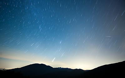 지리산의 별 (유성사진 찍는법)