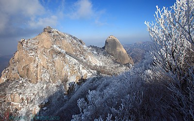 눈내린 북한산