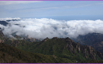 공룡능선의 운해