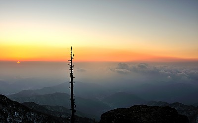 지리산 일출