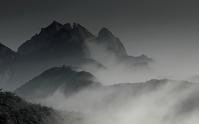 북한산의 동양화