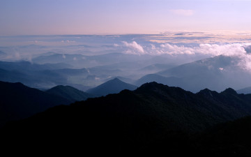 계룡산 의 아침