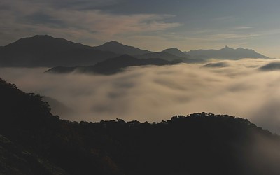 보름달 빛이 그려준 풍경