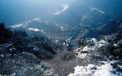 대둔산의 겨울