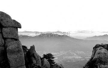 고요한 아침 신선이 되다.