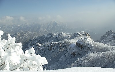 구정전날 속리산에서