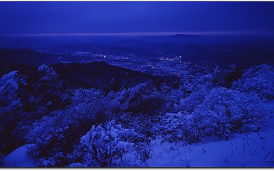 어느 겨울날의 야경