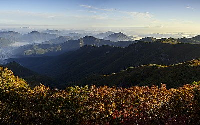 능선의 아름다움