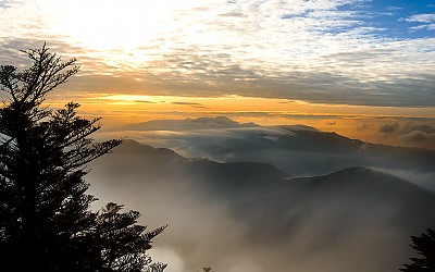 반야 일출