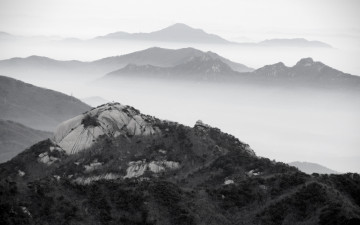 도봉산에서 바라본 사패산