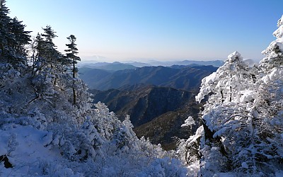 지리산의 겨울