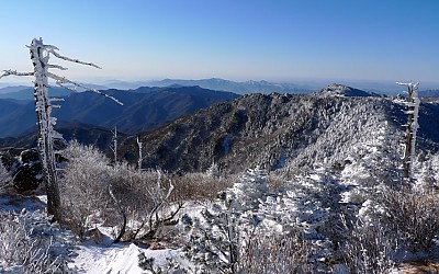 지리산의 겨울