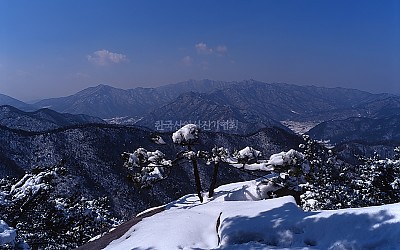 계룡산 전경