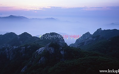 속리산 여명