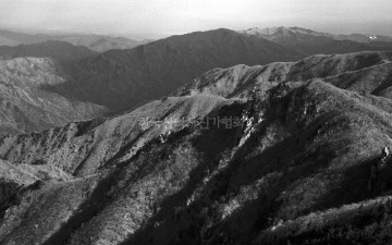 오대산 노인봉에서