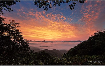 호명산의 새벽..