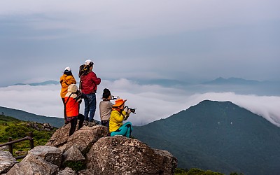 덕유산에서...