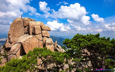 도봉산 자운봉 구름 좋은 날