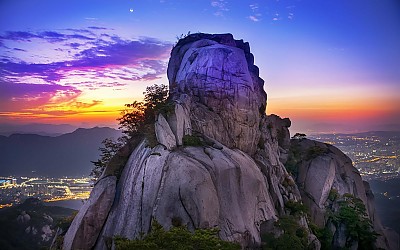 도봉산의 새벽