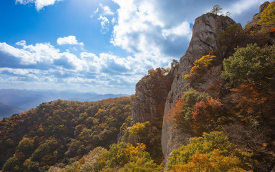 대둔산의 가을 , 새천년 릿지에서