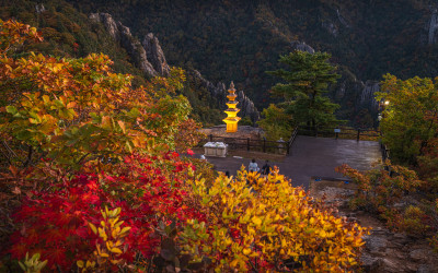 단풍이 아름다운 봉정암