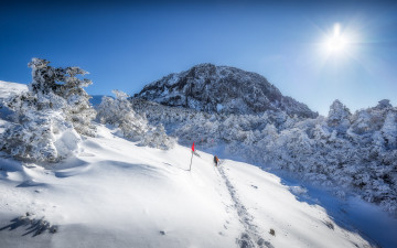 웟세오름에서 본  한라산
