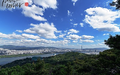 구름돟은  날에...