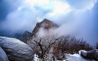 북한산이 열리는 풍경
