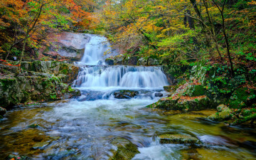 방태산 2단폭포